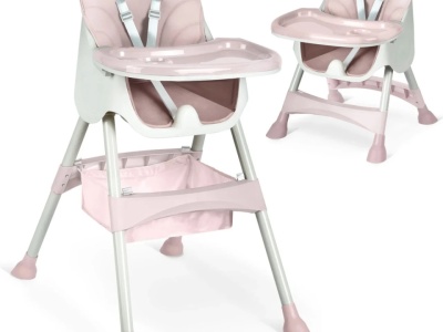 Scaun de masa pliabil 3 in 1, Ricokids, Milo, Roz - Img 1