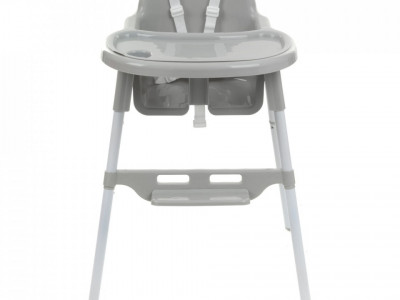 Scaun de masa transformabil, tavita detasabila, suport detasabil, Severno, Basic, Grey - Img 2