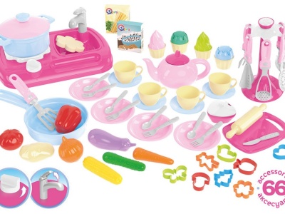 Set de bucatarie cu ustensile, TechnoK, 66 de piese - Img 2