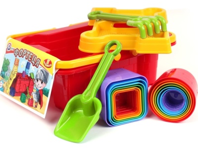 Set de nisip de construit castel TechnoK, cu accesorii - Img 3