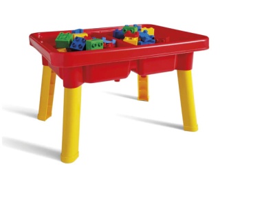 Set masuta si cuburi de constructie, Unico Plus, 31 piese - Img 2