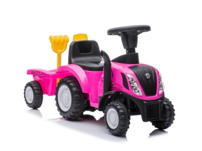 Tractor premergator New Holland, cu remorca, roz - Img 3