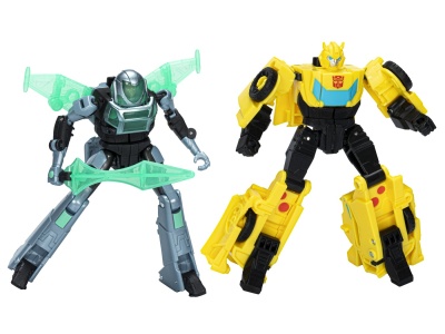 TRANSFORMERS EARTHSPARK SET 2 FIGURINE BUMBLEBEE SI MO MALTO - Img 2