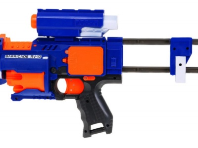 Arma de jucarie Blaze Storm Barricade semi automata cu baterii si 20 gloante - Img 1