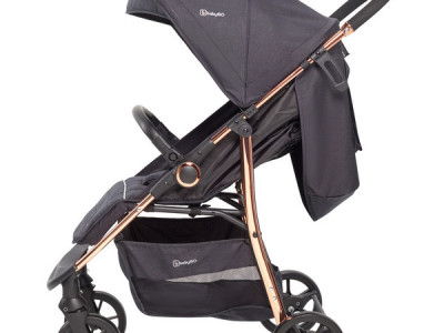 BabyGo - Carucior Style 3 in 1 Black-Rose - Img 2