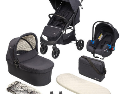 BabyGo - Carucior Style 3 in 1 Black - Img 1