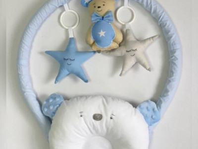 Babynest Plush MyKids 0193 Teddy Blue - Img 4
