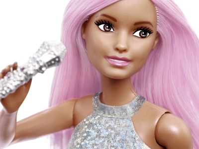 BARBIE PAPUSA BARBIE YOU CAN BE SET BARBIE STAR POP SI MICROFON - Img 4