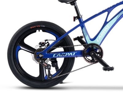 Bicicleta Copii MTB Carpat 20" C20343A, Roti Magneziu, Cadru Magneziu, Frane Disc, 7 Viteze, Albastru - Img 4