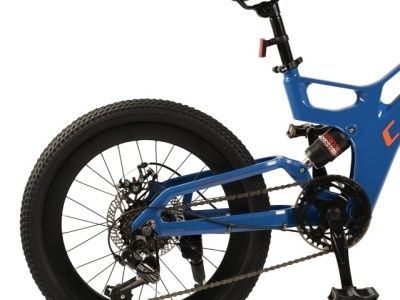 Bicicleta Copii MTB-FS Carpat 20" C20344A, Albastru/Portocaliu - Img 5