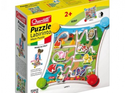 Joc labirint cu 2 fete Puzzle Labirinto, Quercetti - Img 1