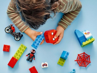 LEGO DUPLO AVENTURA PE MOTOCICLETA A LUI SPIN 10424 - Img 4