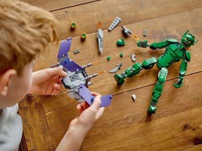 LEGO MARVEL SUPER HEROES FIGURINA DE CONSTRUCTIE GREEN GOBLIN 76284 - Img 4