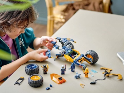 LEGO NINJAGO VEHICULUL DE TEREN NINJA AL LUI ARIN 71811 - Img 3