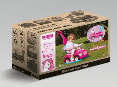 Masinuta 4 in 1 - Step car Unicorn - Img 3