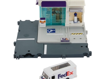 MATCHBOX SET ACTION DRIVERS CENTRUL DE COLETE FEDEX - Img 2