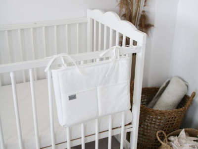 Organizator pentru patut copii, Tiny Star Creme - Img 3