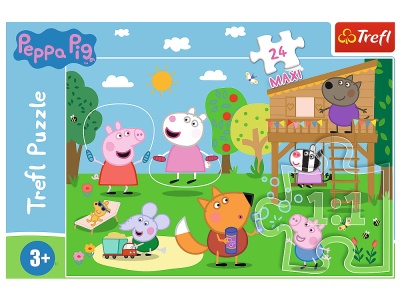 PUZZLE TREFL 24 MAXI PEPPA PIG DISTRACTIA DIN IARBA - Img 3
