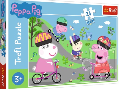 PUZZLE TREFL 24 MAXI PURCELUSA PEPPA PIG - Img 1