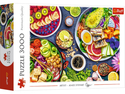 PUZZLE TREFL 3000 BOLUL COLORAT - Img 1