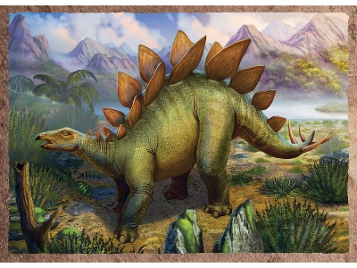 PUZZLE TREFL 4IN1 DINOZAURII INTERESANTI - Img 2