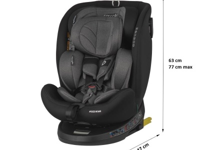 Scaun auto iSize 40-150 cm Coccolle Nova Diamond black - Img 6