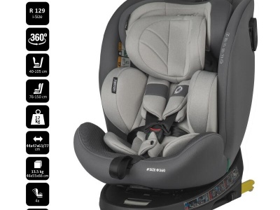 Scaun auto iSize 40-150 cm Coccolle Nova Moonlit grey - Img 8