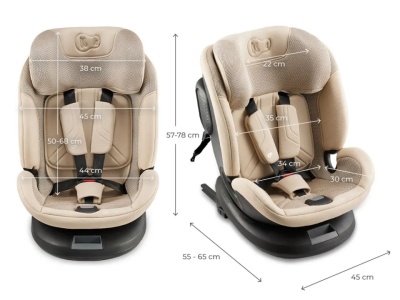 SCAUN AUTO KINDERKRAFT XPEDITION 3 I-SIZE 40-150 CM, BEIGE - Img 17