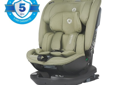 Scaun auto rotativ iSize Coccolle Velsa Moss green - Img 1