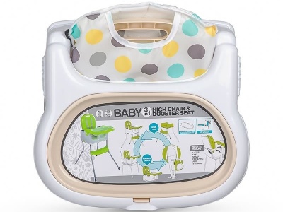 Scaun de luat masa multifunctional Coccolle Ziti Beige Dots - Img 12