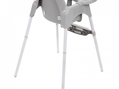 Scaun de masa transformabil, tavita detasabila, suport detasabil, Severno, Basic, Grey - Img 3