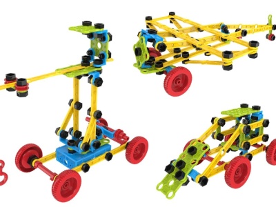 Set de construit vehicule, TechnoK, 6 modele, 139 de piese - Img 1