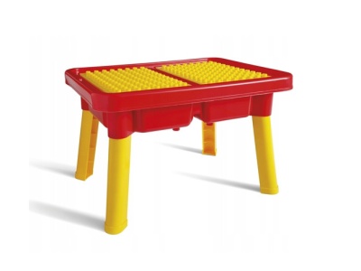 Set masuta si cuburi de constructie, Unico Plus, 31 piese - Img 3