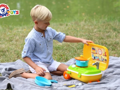 Set mini bucatarie in troliu galben TechnoK, cu accesorii - Img 2