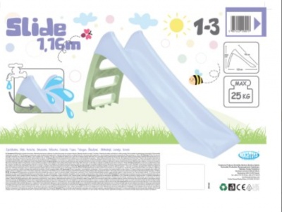 Tobogan Mochtoys pentru Copii Albastru Pastel 116 cm - Img 4