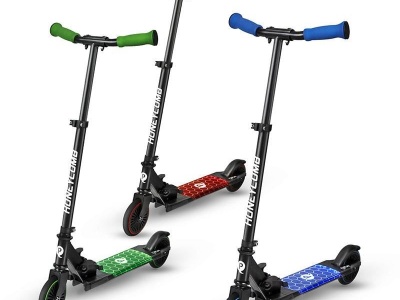 Trotineta LED QPlay Honeycomb Albastru - Img 5