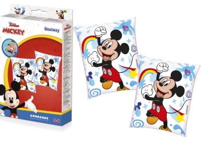 Aripioare pentru inot Bestway 91002, Mikey Mouse, 23 x 15 cm - Img 1