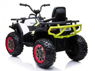 ATV electric cu telecomanda pentru copii Desert 900 (XMX607) white, 4x4,roti EVA,12V10Ah - Img 3