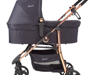 BabyGo - Carucior Style 3 in 1 Black-Rose - Img 3