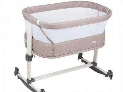 BabyGo - Patut co-sleeper Vivaldi Beige - Img 1