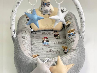 Babynest Plush MyKids 0194 Teddy Gray - Img 2