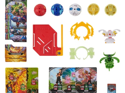 BAKUGAN SET DE LUPTA BRUISER, DRAGONOID, HAMMERHEAD, TITANIUM DRAGONOID SI NILLIOUS - Img 2
