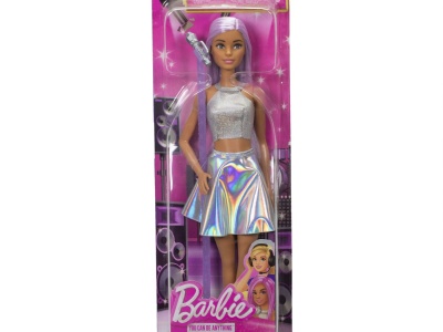 BARBIE PAPUSA BARBIE YOU CAN BE SET BARBIE STAR POP SI MICROFON - Img 1