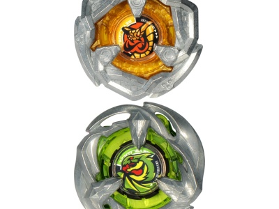 BEYBLADE X PACHET DUO TAIL VIPER 3-80HN SI GALE WYVERN 5-80GB - Img 2