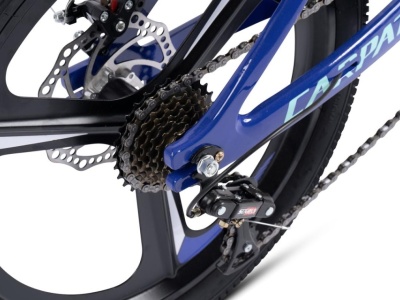 Bicicleta Copii MTB Carpat 20" C20343A, Roti Magneziu, Cadru Magneziu, Frane Disc, 7 Viteze, Albastru - Img 5