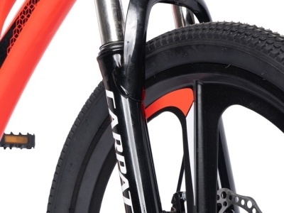 Bicicleta Copii MTB Carpat 20" C20343A, Roti Magneziu, Cadru Magneziu, Frane Disc, 7 Viteze, Rosu/Negru - Img 5