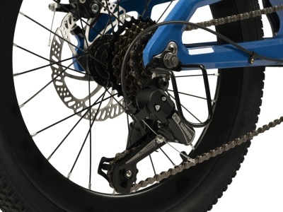 Bicicleta Copii MTB-FS Carpat 20" C20344A, Albastru/Portocaliu - Img 6