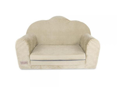 Canapea extensibila Klups catifea beige V110 - Img 2