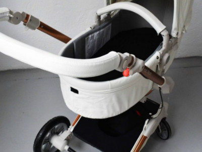Carucior Copii Hot Mom 360 Alb 2 in 1, varsta intre 0 si 3 ani, Cadru, Landou, Modul Sport si Accesorii - Img 4