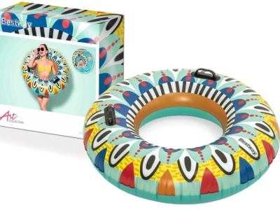 Colac de inot copii, 107 cm, Bestway 36294, multicolor - Img 1